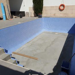 Preparación de piscina